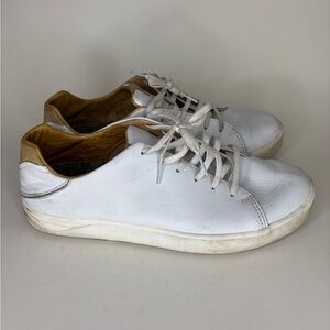 Olukai Mens Size 10.5 Lae'ahi Li 'Ili Low Top Leather Sneaker White 10455 4R4R